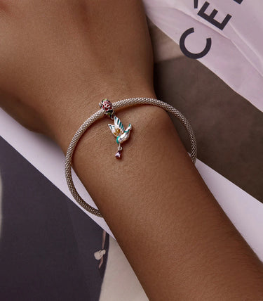 Сребърна висулка „Наслада от живота“