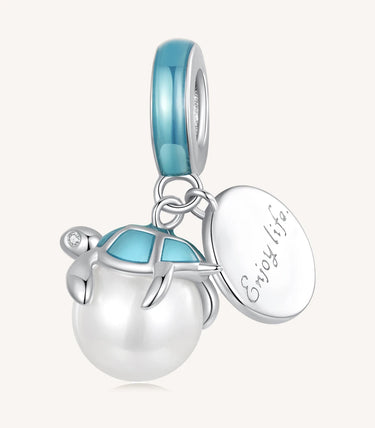 Сребърна висулка „Наслаждавай се на живота!“