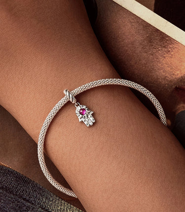 Сребърна висулка „Отворена към изобилието“