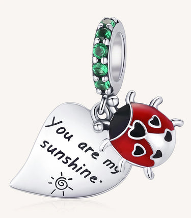 Сребърна висулка „Озаряваш живота ми“