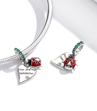 Сребърна висулка „Озаряваш живота ми“