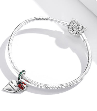 Сребърна висулка „Озаряваш живота ми“