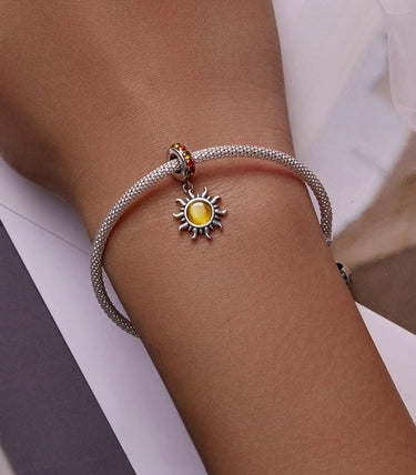 Сребърна висулка „Озарявай света“