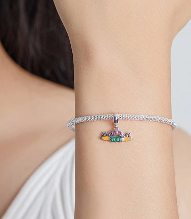 Сребърна висулка „Приятели“