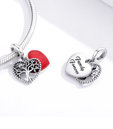 Сребърна висулка „Семейна любов“