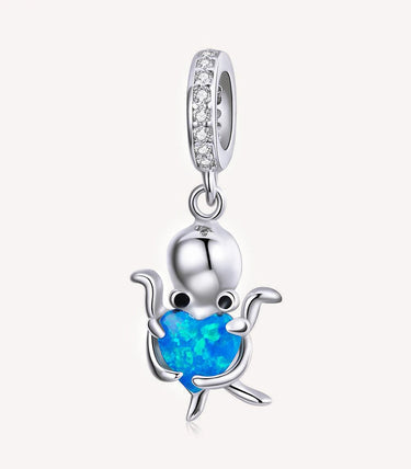 Сребърна висулка „Сладко октоподче“