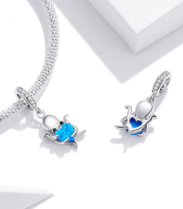 Сребърна висулка „Сладко октоподче“