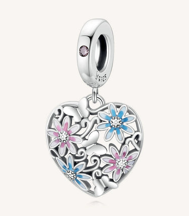 Сребърна висулка „Свежи маргаритки“