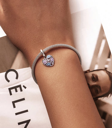 Сребърна висулка „Свежи маргаритки“