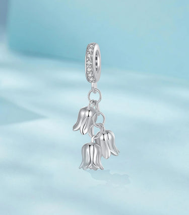 Сребърна висулка „Танцът на лилиите“