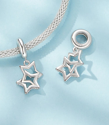 Сребърна висулка „Танцът на звездите“
