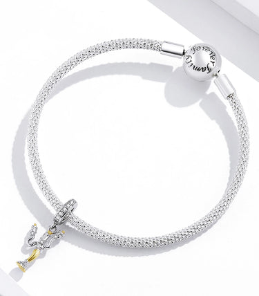 Сребърна висулка „Вълшебен свещник“