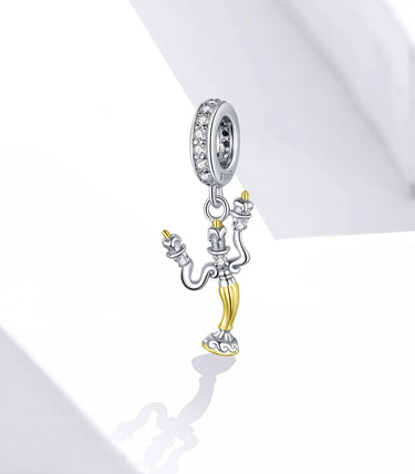 Сребърна висулка „Вълшебен свещник“