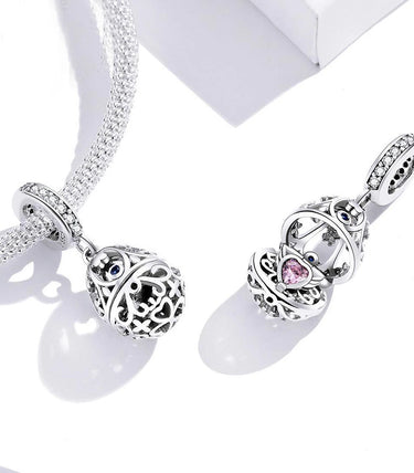 Сребърна висулка „Яйце за здраве“