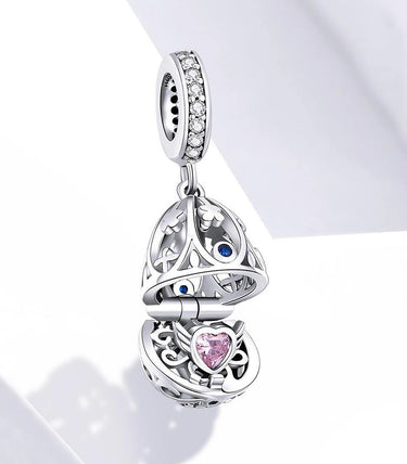 Сребърна висулка „Яйце за здраве“