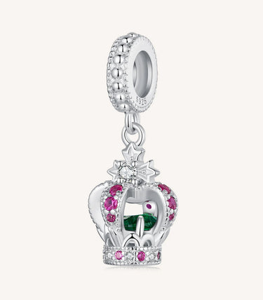 Сребърна висулка „За кралицата в теб“