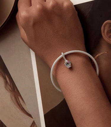 Сребърна висулка „За кралицата в теб“