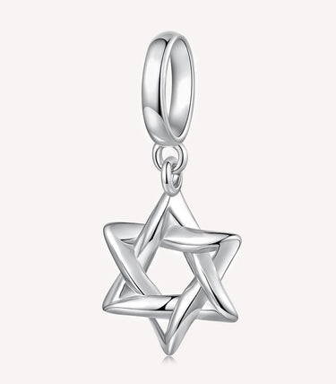 Сребърна висулка „Звездата на Давид“