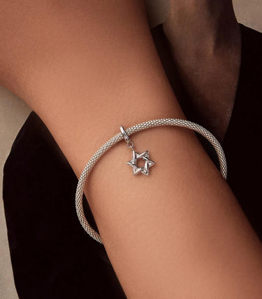 Сребърна висулка „Звездата на Давид“