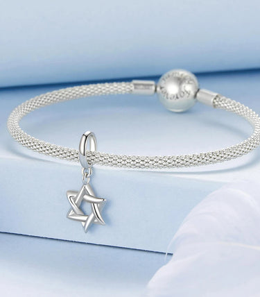 Сребърна висулка „Звездата на Давид“