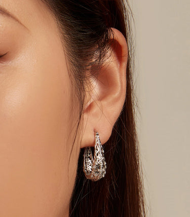 Сребърни обеци „Брилянс“