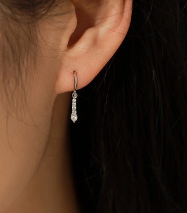 Сребърни обеци „Clio“