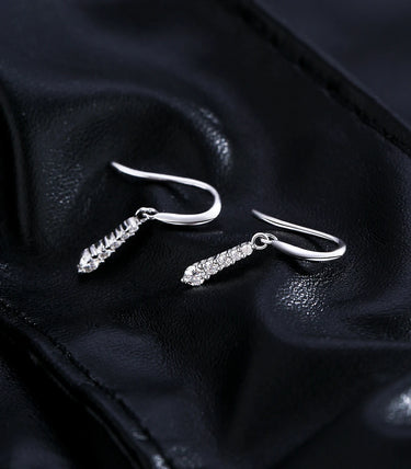 Сребърни обеци „Clio“