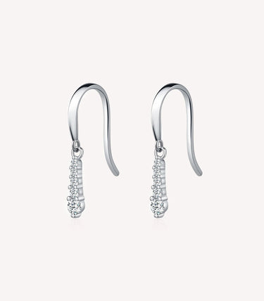 Сребърни обеци „Clio“