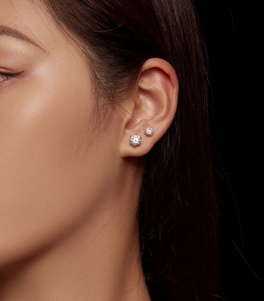 Сребърни обеци „Dione“