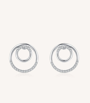 Сребърни обеци „Eclipse“