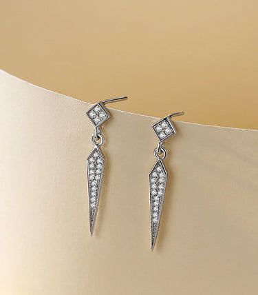 Сребърни обеци „Flare“