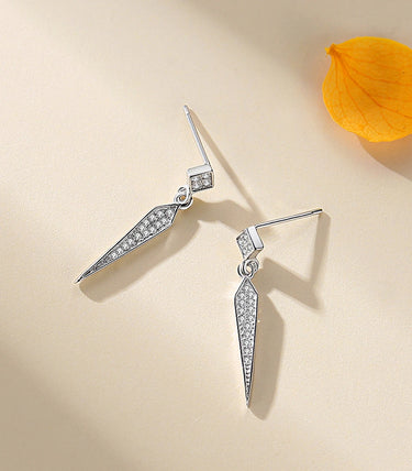 Сребърни обеци „Flare“