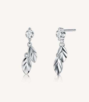 Сребърни обеци „Gentle bloom“