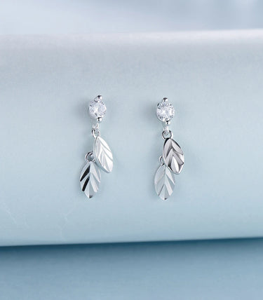 Сребърни обеци „Gentle bloom“