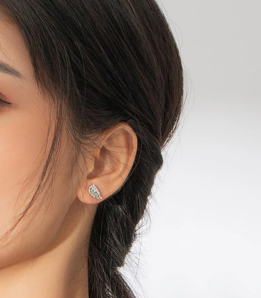 Сребърни обеци „Извисяване“