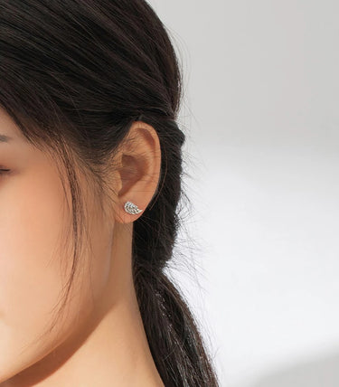 Сребърни обеци „Извисяване“