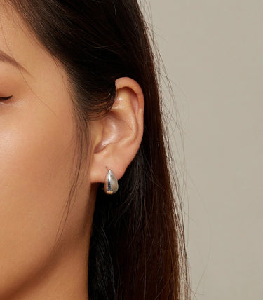 Сребърни обеци „Капки нежност“