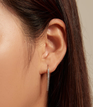 Сребърни обеци „Копнеж“