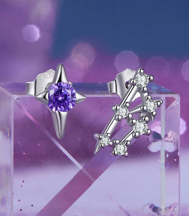 Сребърни обеци "Козирог"