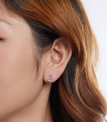 Сребърни обеци "Козирог"