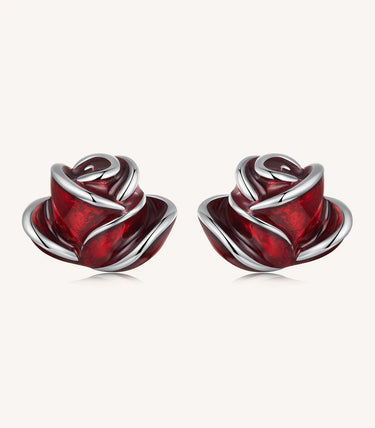 Сребърни обеци “Кралицата на цветята"