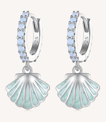 Сребърни обеци „Красота в черупка“