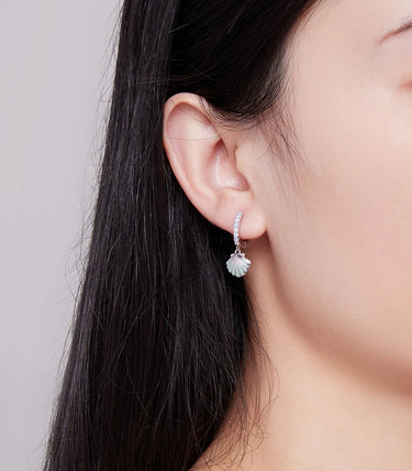 Сребърни обеци „Красота в черупка“