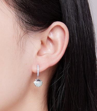 Сребърни обеци „Красота в черупка“