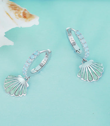 Сребърни обеци „Красота в черупка“