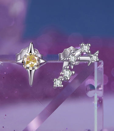 Сребърни обеци "Лъв"