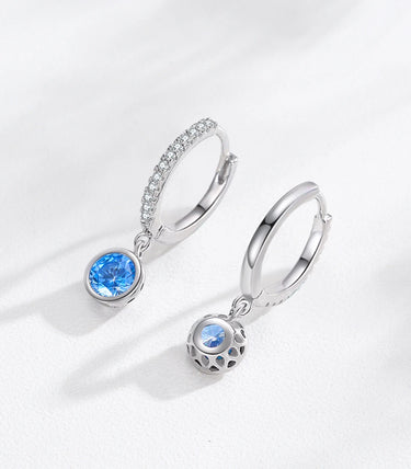 Сребърни обеци „Lumina“