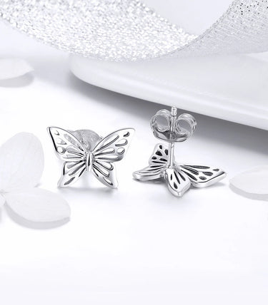 Сребърни обеци „Окрилена“