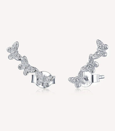 Сребърни обеци „Полет на душата“