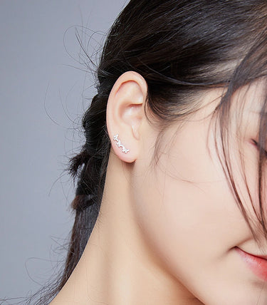 Сребърни обеци „Полет на душата“